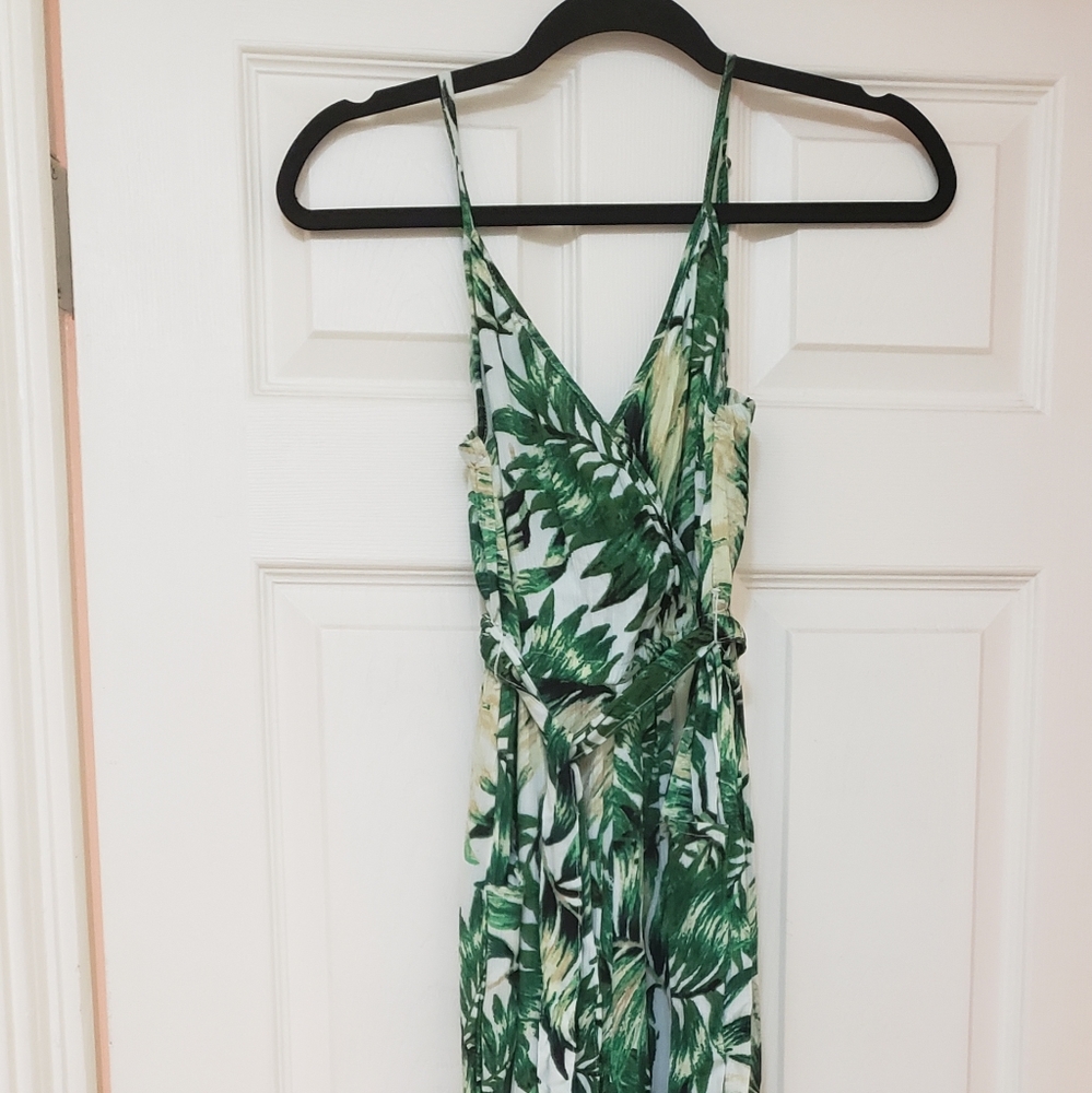 Derek Heart Green Jumpsuit